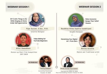Para pembicara Seminar Online Program Pengmas Vokasi UI