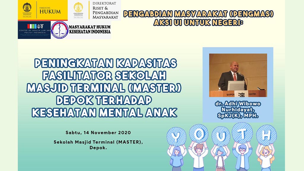 Paparan mengenai kesehatan mental dari pakar dr. Adhi Wibowo Nurhidayat, SP.KJ (K), MPH