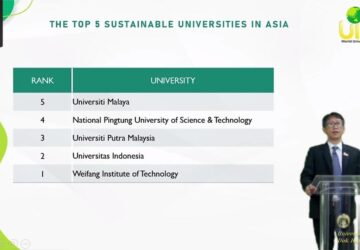 Top 5 Sustainable Universities in Asia. (dok UI)